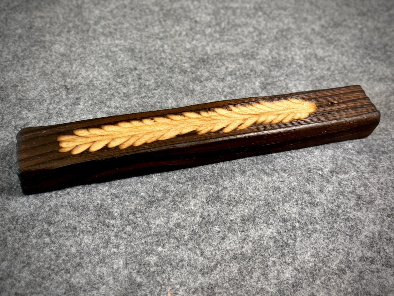 Hand Carved Sugi Ban Incense Holder