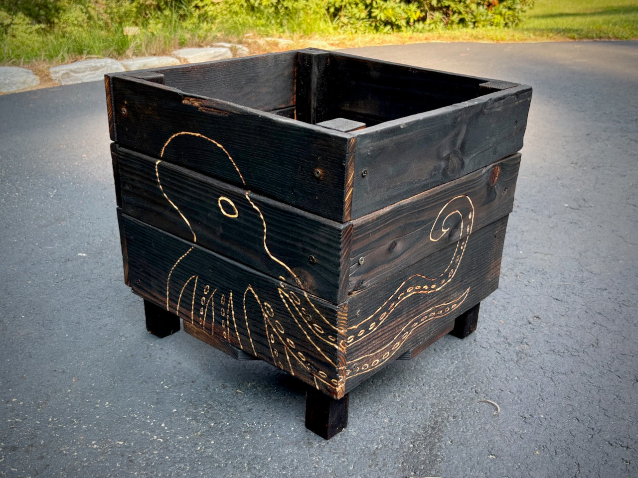 Outdoor Wooden Planter Box